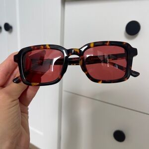 Crap Eyewear The Heavy Tropix - Deep Rose sunglasses